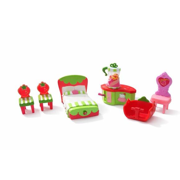 25 Lot Strawberry Shortcake 2000s Dolls W/Furniture Lemon Orange +